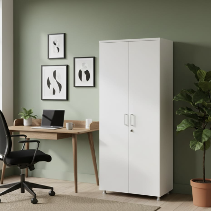 Meuble haut WORK avec 2 portes pleines