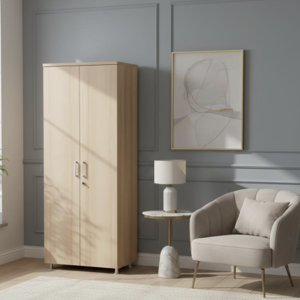 Meuble haut WORK avec 2 portes pleines