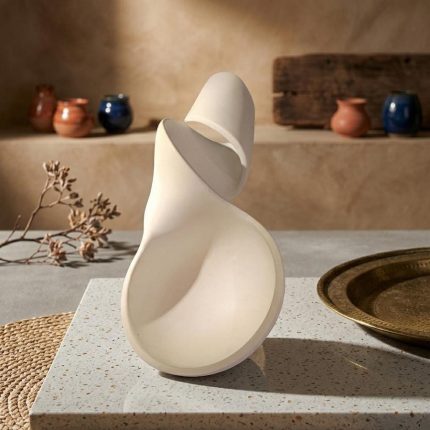 SHAPED BOWL WHITE