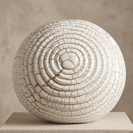 SCULPTURE EN RESIN WHITE